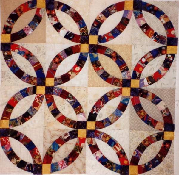 Have you always wanted to make a double wedding ring quilt 
